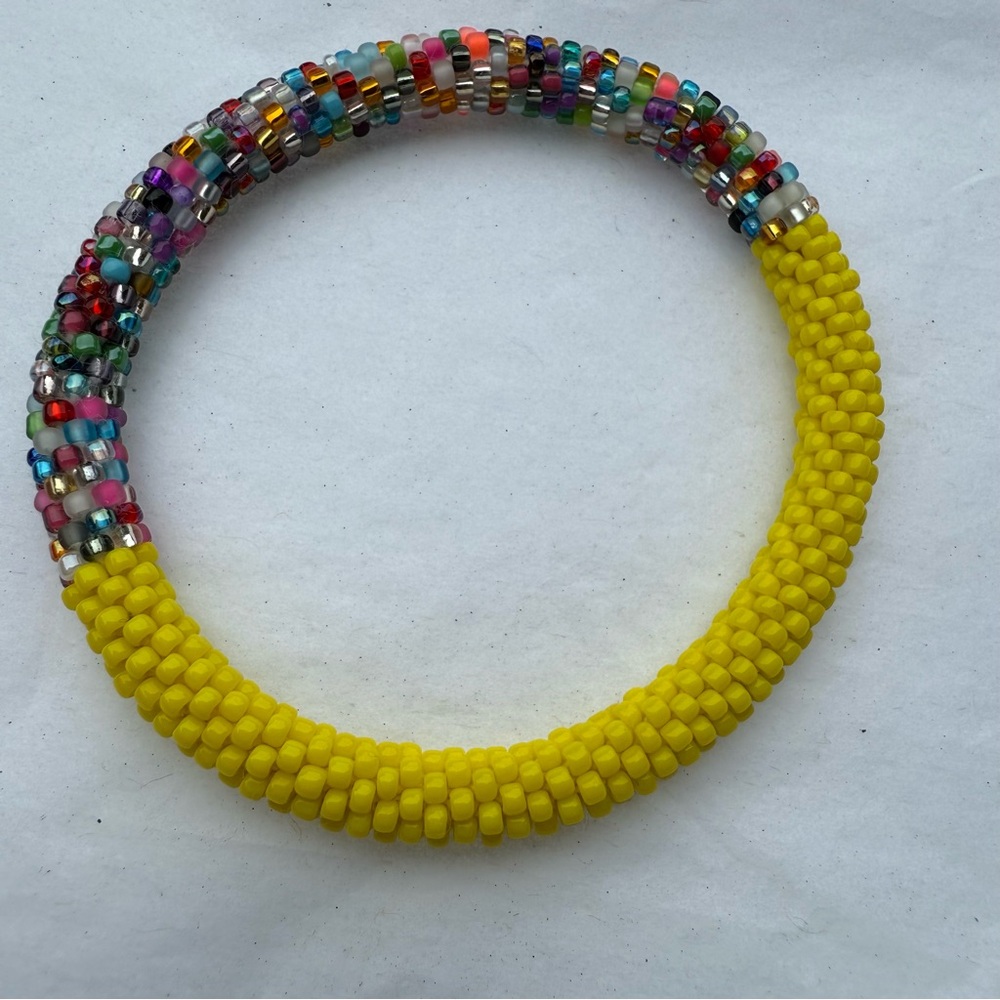 Sashka & Co. - Yellow Beaded Bracelet